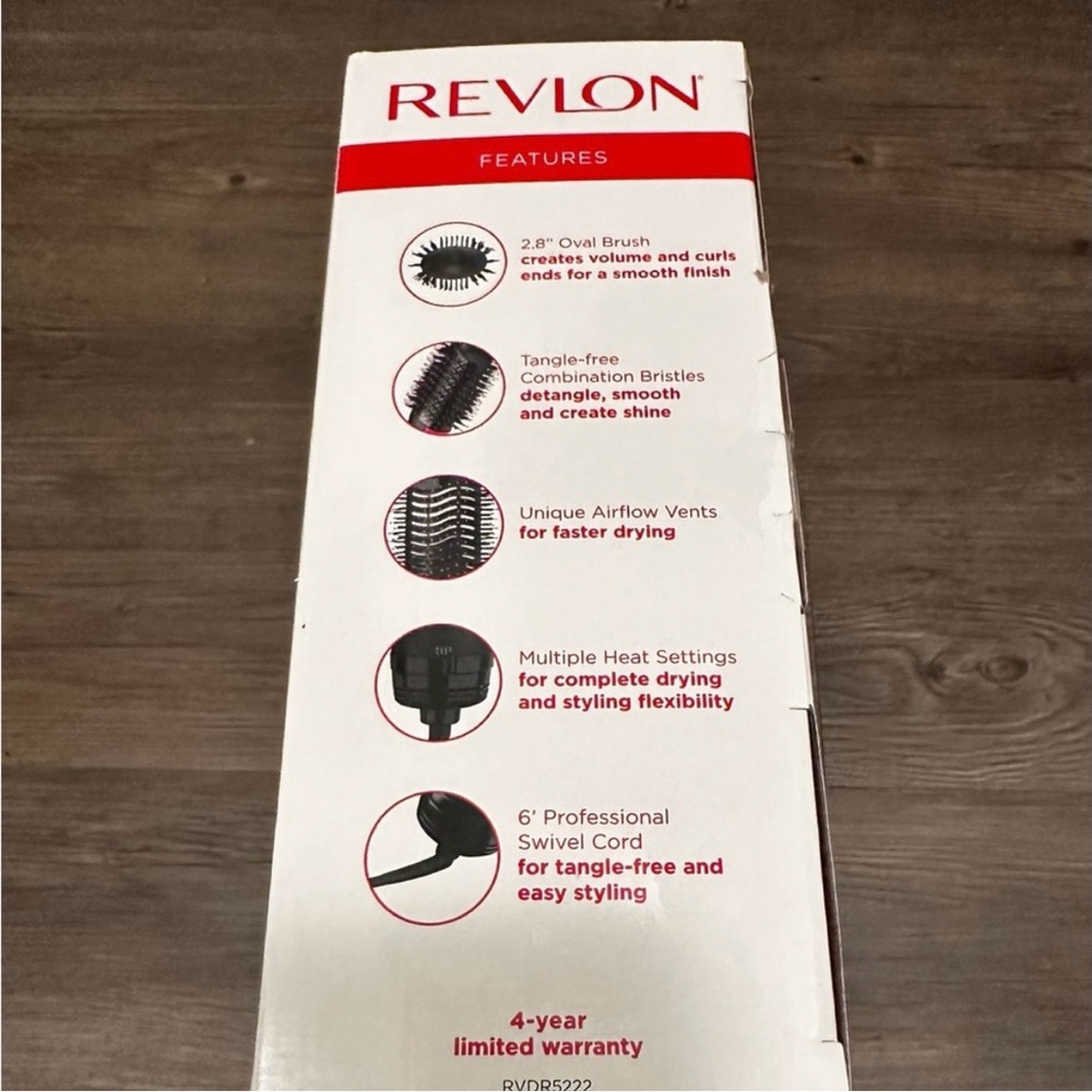 NEW! REVLON One-Step Volumizer Hair Dryer and Hot Air Brush - Picture 8 of 9